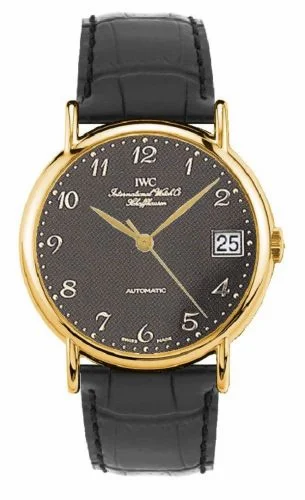 IWC Portofino Automatic Yellow Gold / Black - Breguet / Strap IW3513-04 (IW351304)